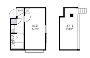 エスポワール二子玉川の物件間取画像